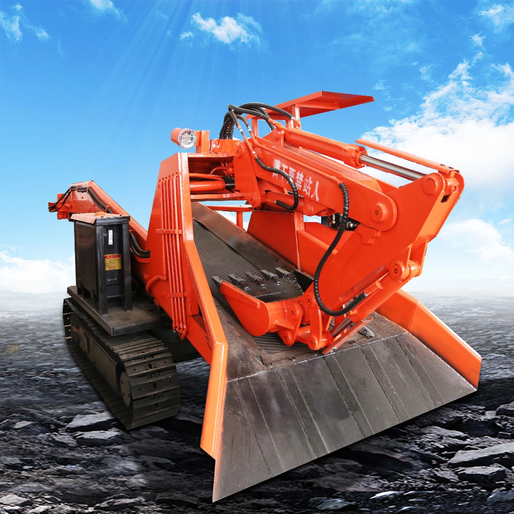 Coal Mine Explosion-Proof Electric Crawler Slag Raking Mining Crawler Type Wheeled Mucking Loader Machine