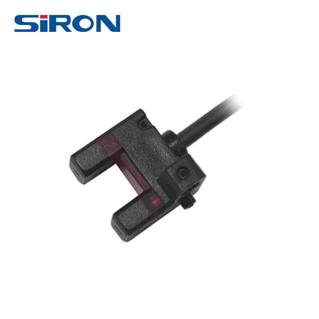 Siron K016-A4, R la resistencia de vibraciones de tipo IP66 DC 4Cable óptico de 6mm sensor Sensor de la ranura de la ranura del Interruptor con luz indicadora