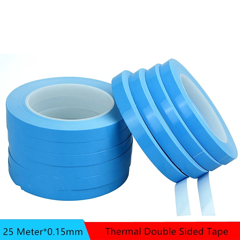 Silicone Blue Adhesive Thermal Conductive Tape with Release Film for LED Light