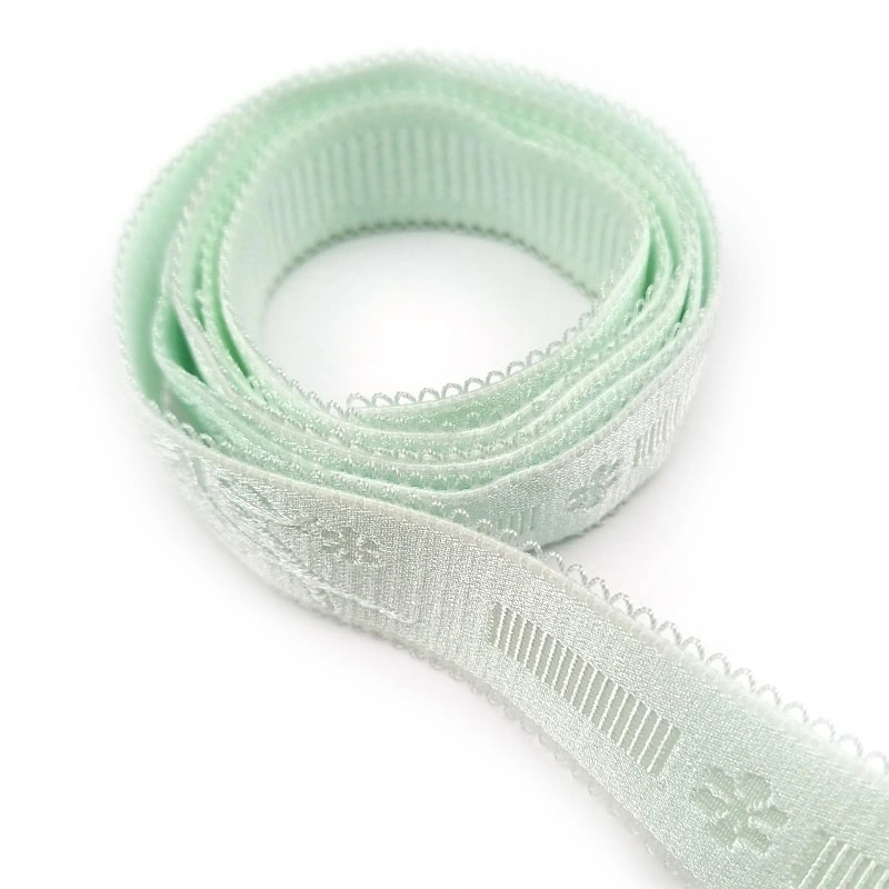 High Tenacity Thickness Polyester Webbing for Strap Polyester Picot Elastic Bra Straps