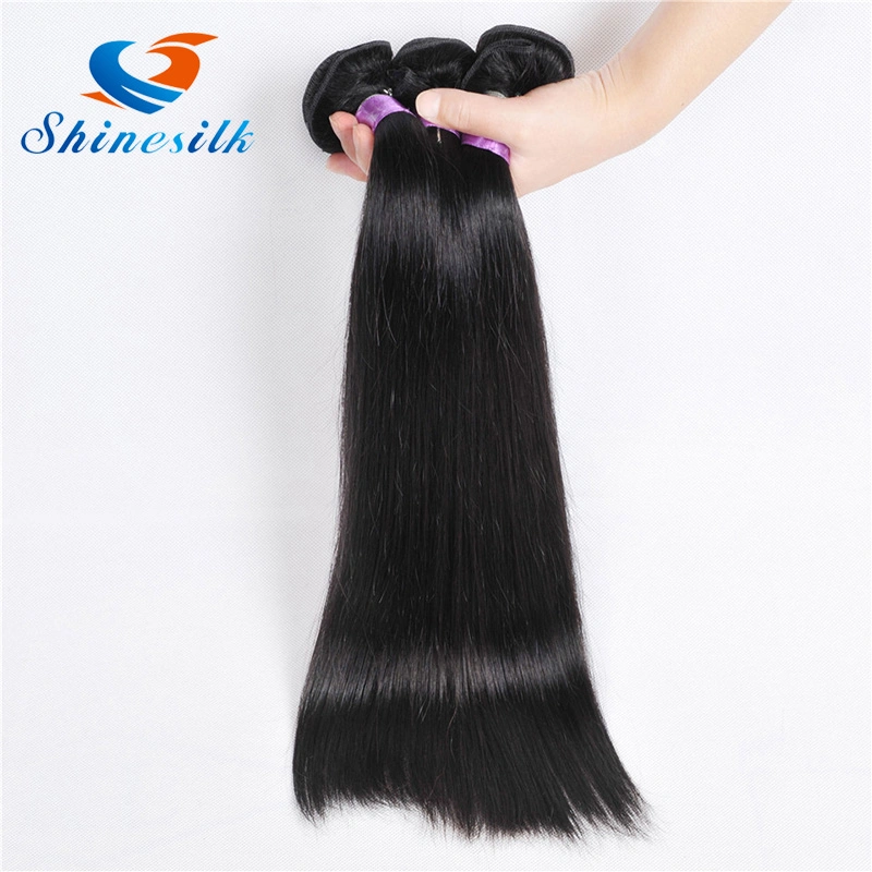 Fabricado na China produtos cabelo liso brasileira de cabelo humano 3 pedaço Hair tecem Bundles 10-28polegadas Cor Natural preço grossista Remy Produtos de cabelo