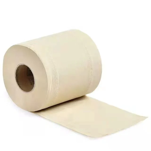 Rouleau de tissu en gros à haute absorption d'eau, rouleau de papier hygiénique 2 plis.