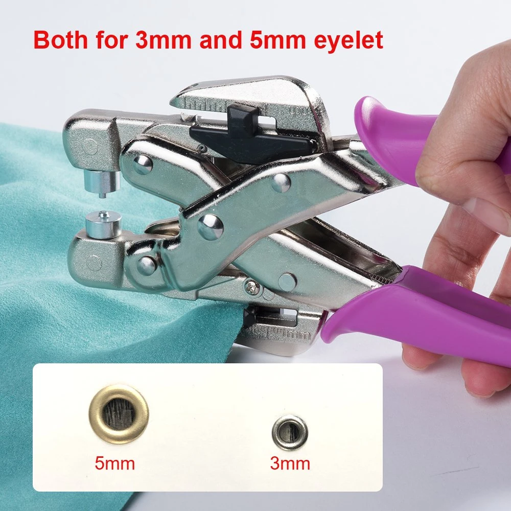 3 and 5mm Hole Punch Eyelet Plier Setting Plier