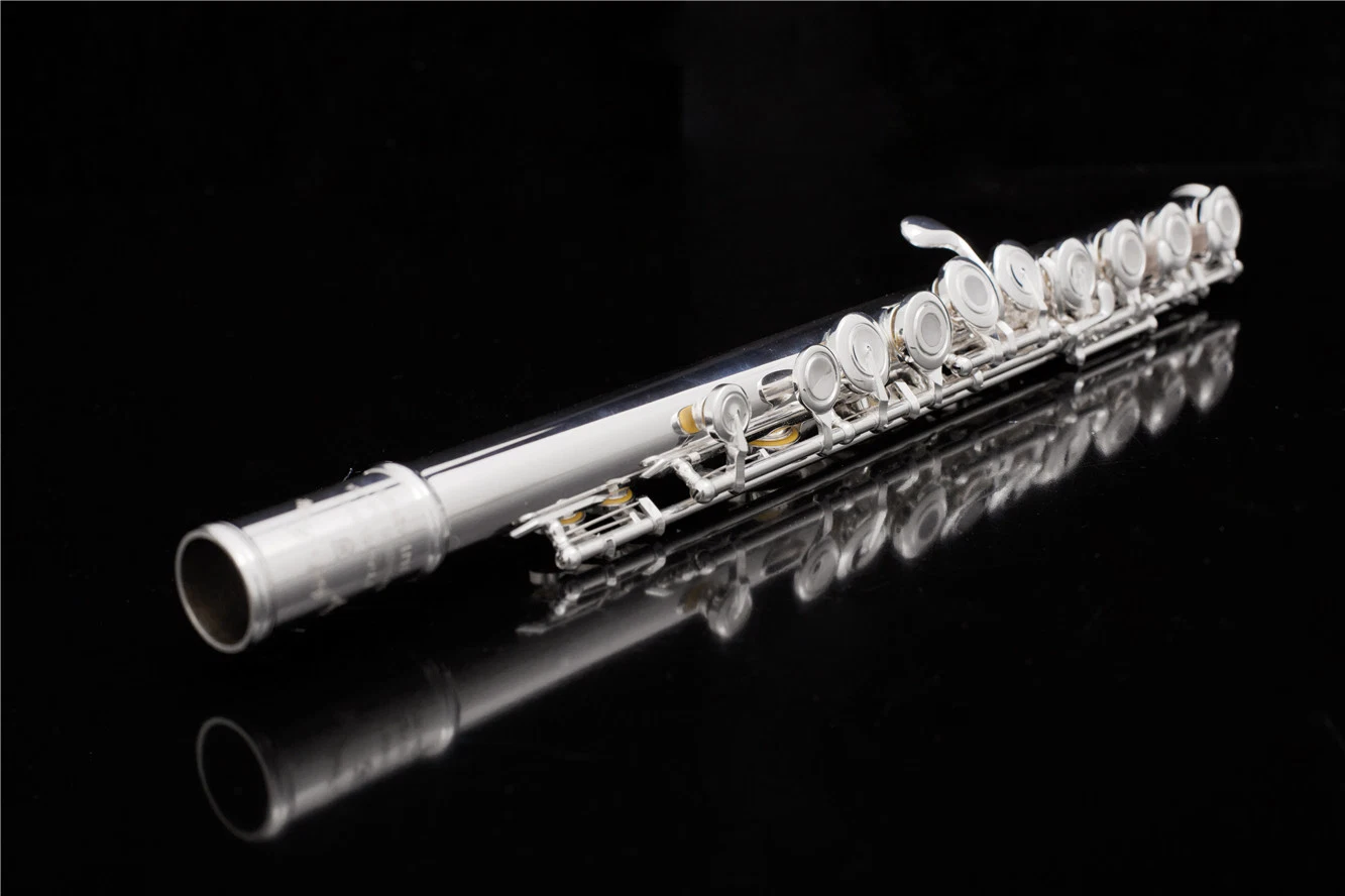 Good Intermediate Nickel Silver Flute /Woodwind Instrument /Sterling Silver Lip Ad Riser