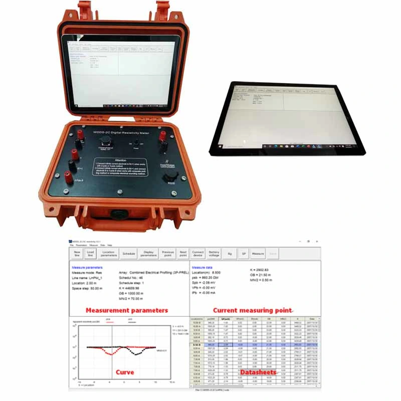 Geophysical Equipment Geophysics Surveying Instrument Resistivity Meter for Underground Water Detector