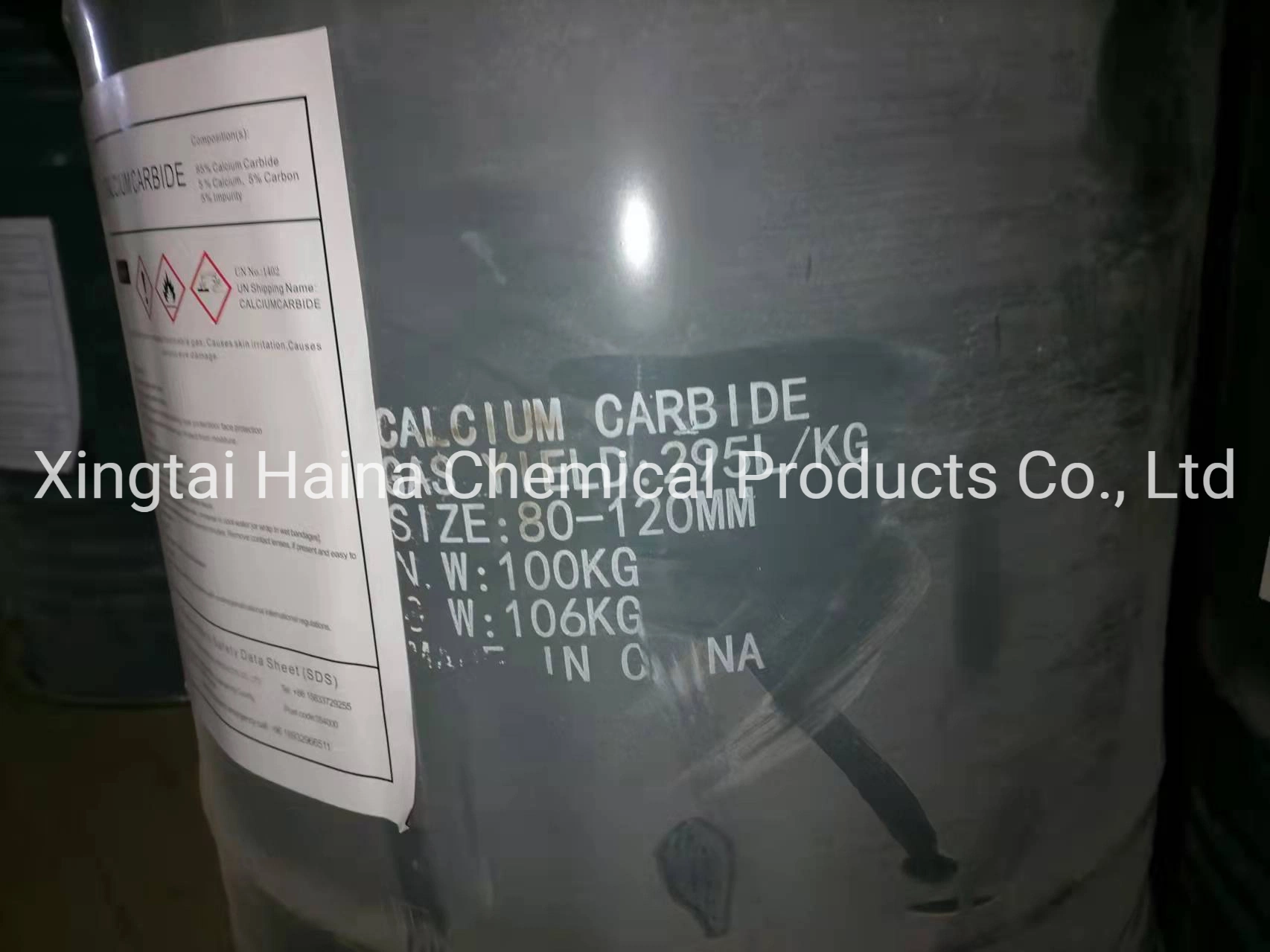 Calcium Carbide Inner Mongolia Calcium Carbide Stone Best Market Price Inorganic Chemicals Gas Yield Calcium Carbid25-50 mm