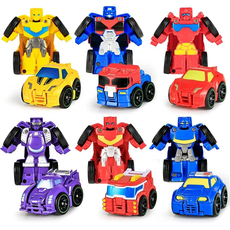 Hot Sale Children Gifts New Toy Vehicle Kids Mini Transform Toy Classic Manual Deformation Robot Transformer