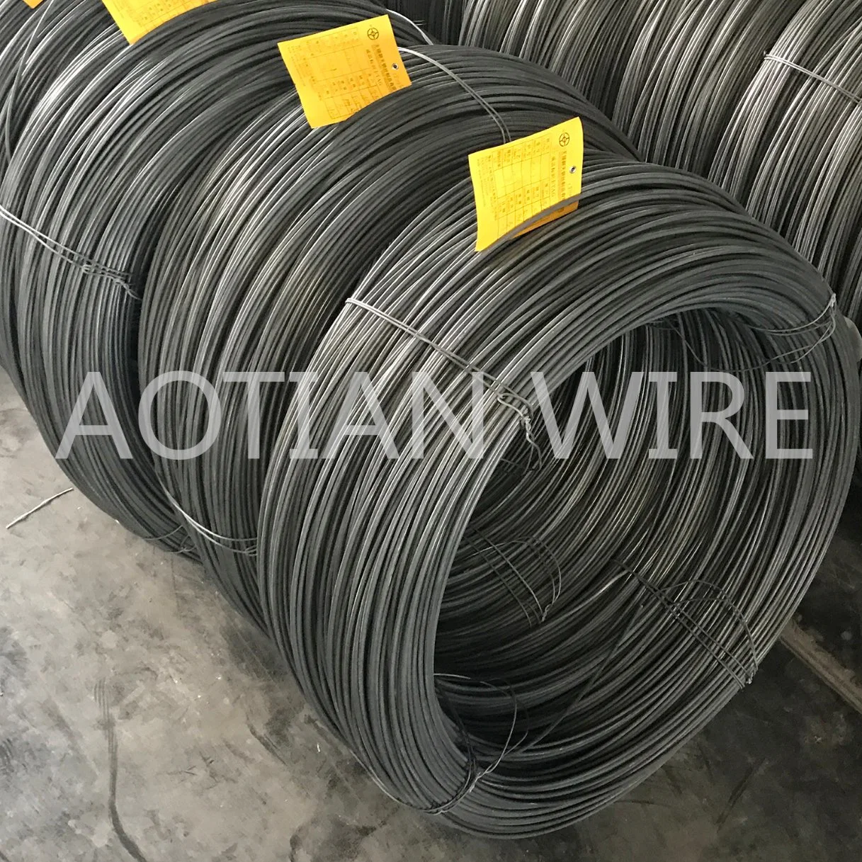 Hard Drawn Iron Coil C1008 Black Phosphate Coated Cold Heading Quality Fastener Steel Wire