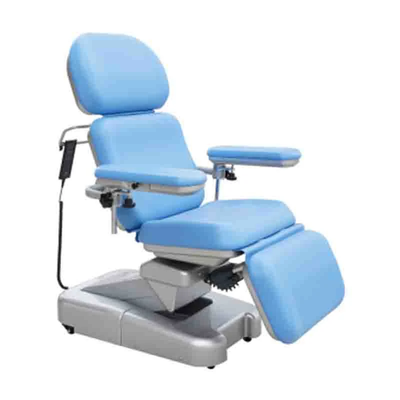 High quality/High cost performance Foaming PU Mattress Blood Electric Dialysis Chair with Leg Section