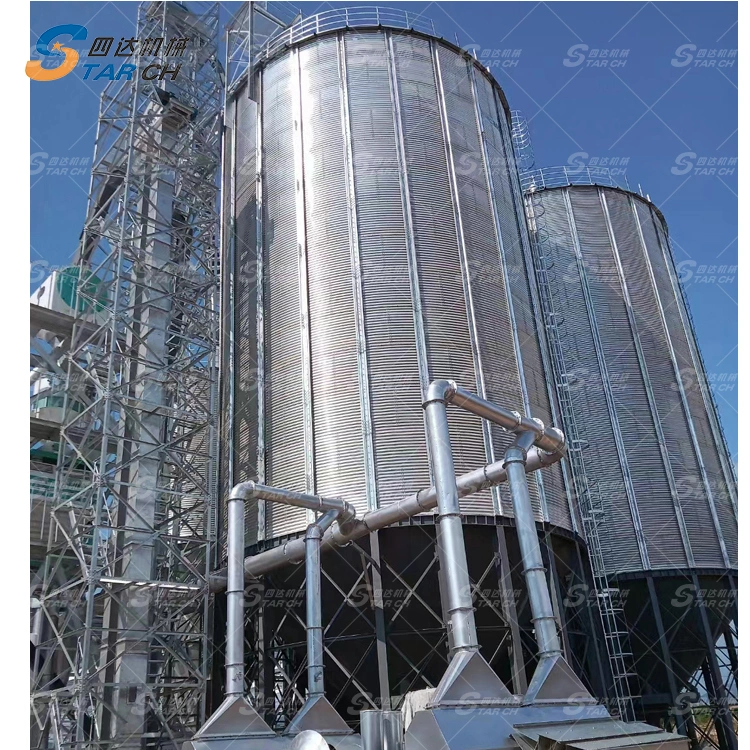 Galvanizing Stainless Steel Grain Silo for Paddy Storage