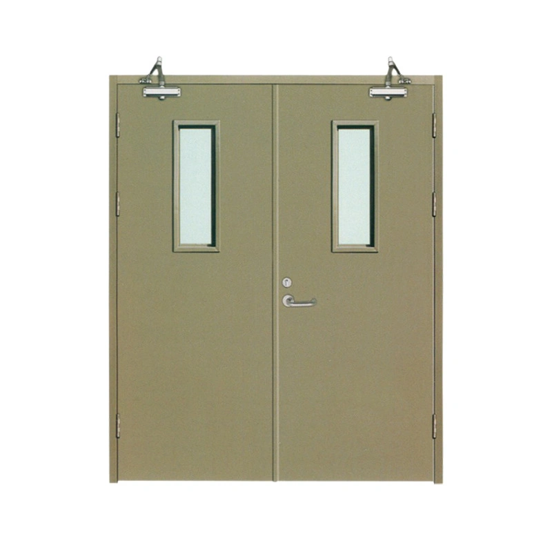 Wholesale/Supplier Exterior Entrance Safety Double Fireproof Steel Door Exit Fire Doors Fire Rated