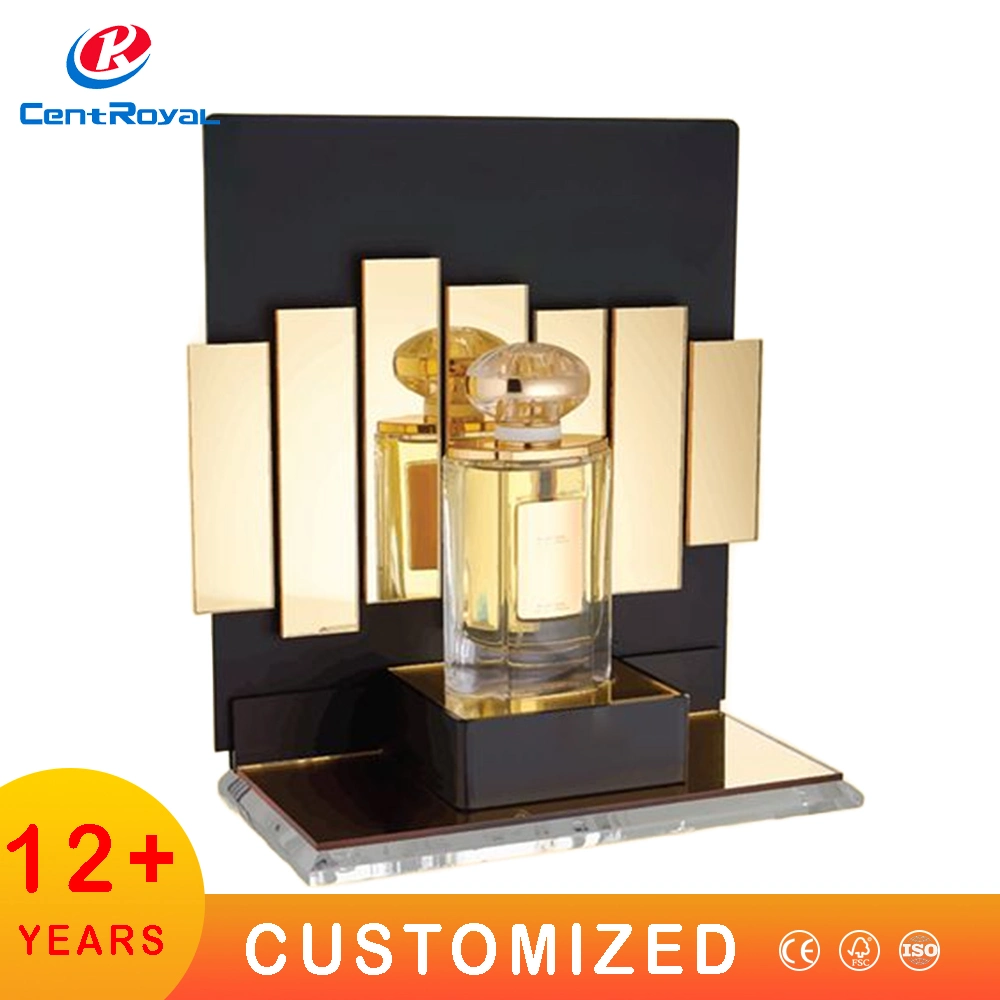 High-End Acrylic Stand Customization LED Acrylic Cosmetic Stand Retail Store Cosmetics Storage Display Countertop Design Pop Display Stand Perfume Display