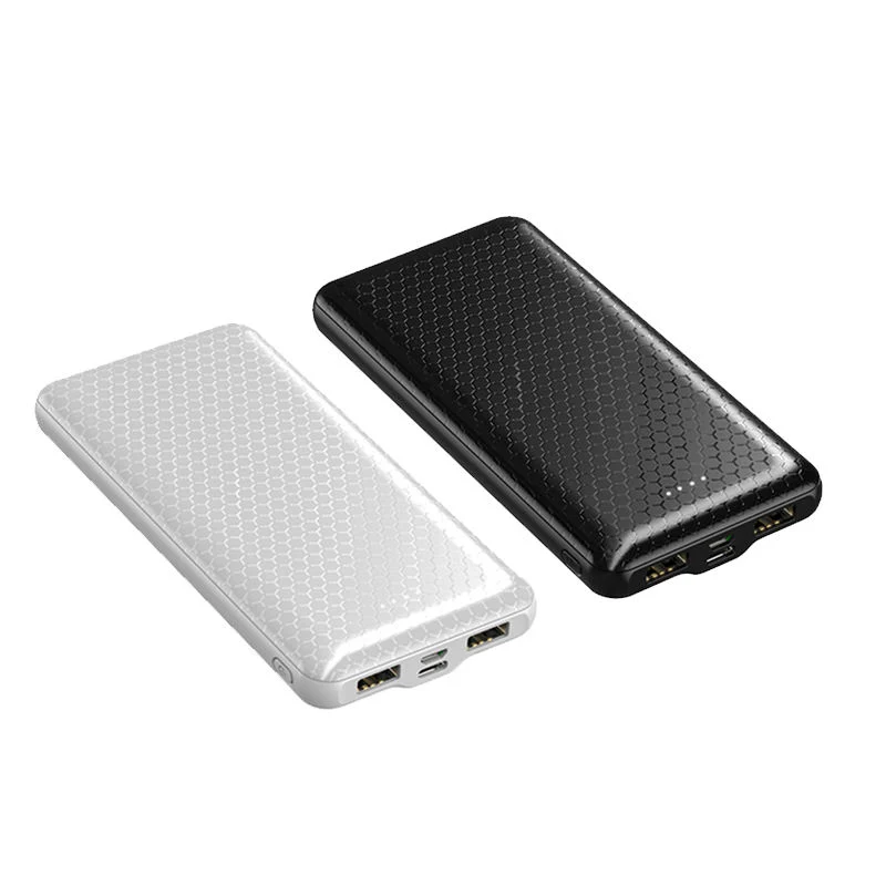 2 USB Mobile Power Bank 10000mAh Powerbank Portable Charger Extern Akku 10000 mAh Handy-Ladegerät Backup-Power