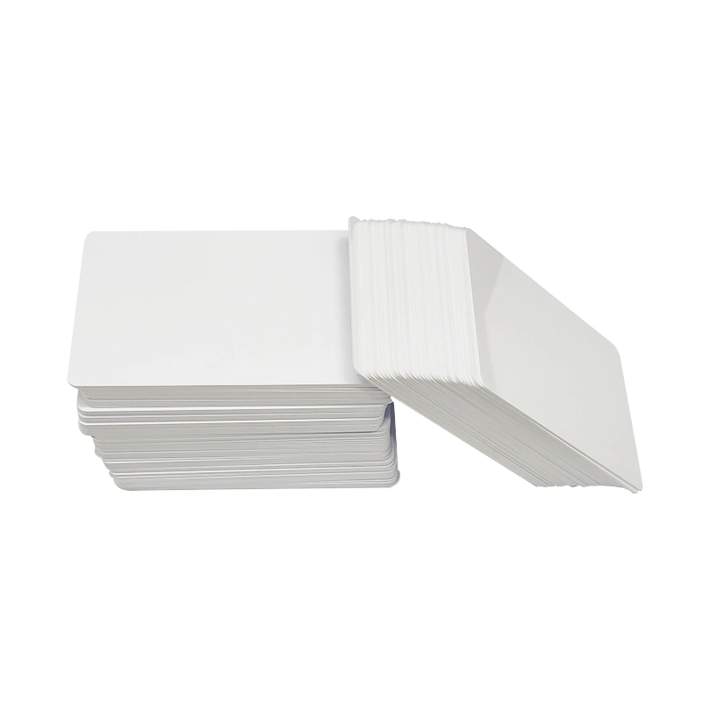 PVC ISO Ultra Pure Milky Contactless White IC Card