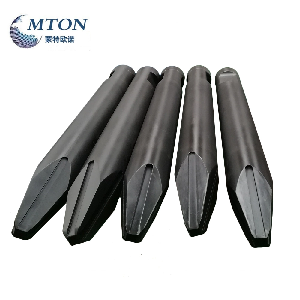 Customized Drill Rod China Manufacturer Hydraulic Breaker Blunt Cone Moil Wedge Chisel