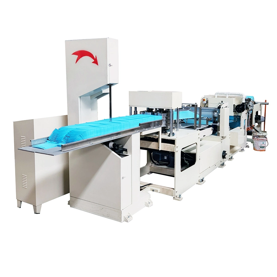 Dental Bib Tissue Film Lamination Folding Machine