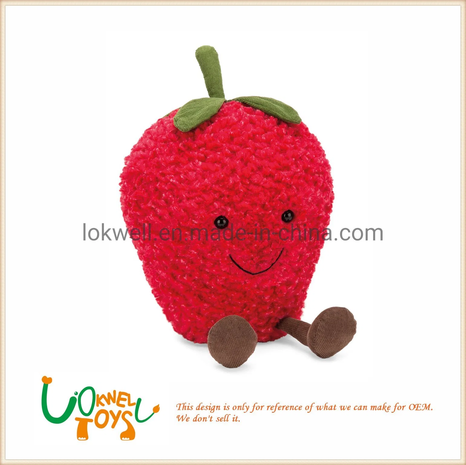 Adorable Soft Stuffed Doll Strawberry King Mascot Plush Toys