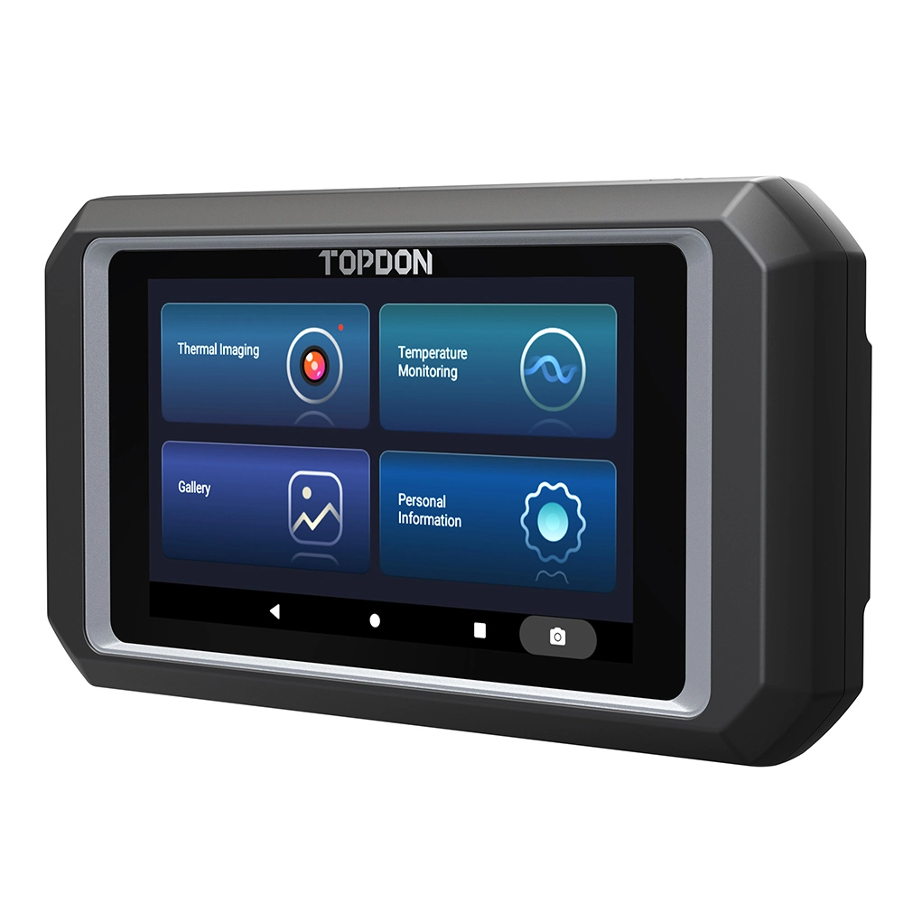 Topdon Tc003 Professional Portable Smart 256X192 High Resolution 5 Inch Touch Screen Thermal Imager Android Car IR Infrared Thermal Imaging Camera Manufacturers