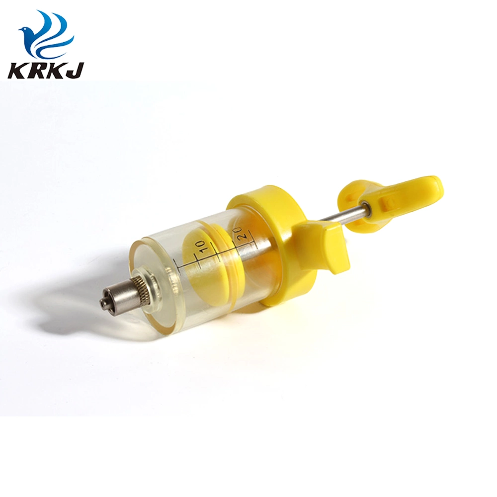 High quality/High cost performance  Tpx Plastic Steel 20ml Animal Injection Feeding Syringe Luer Lock