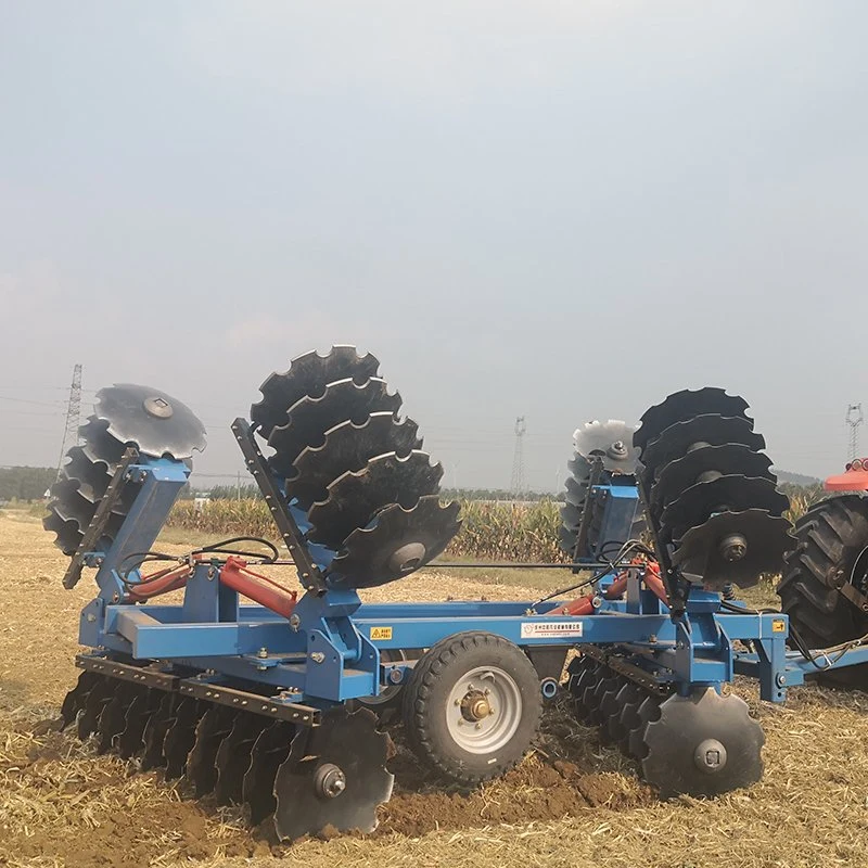 Manufacturing Agricultural Tillage Machinery Farm Equipment 16-32 Disc Blade Harrow Heavy Duty Harrow Hydraulic Disc Harrow