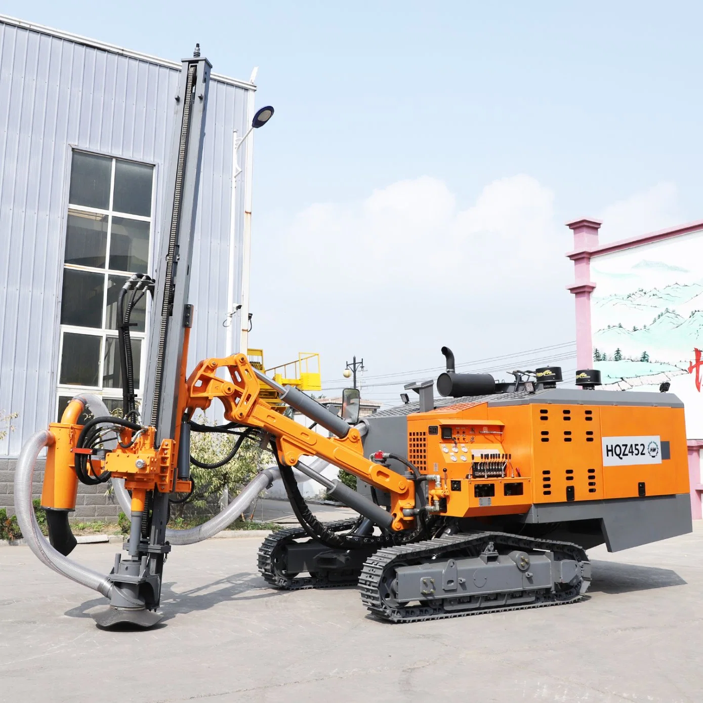 Supply 20m DTH Blast Hole Drilling Rig Use for Engineering