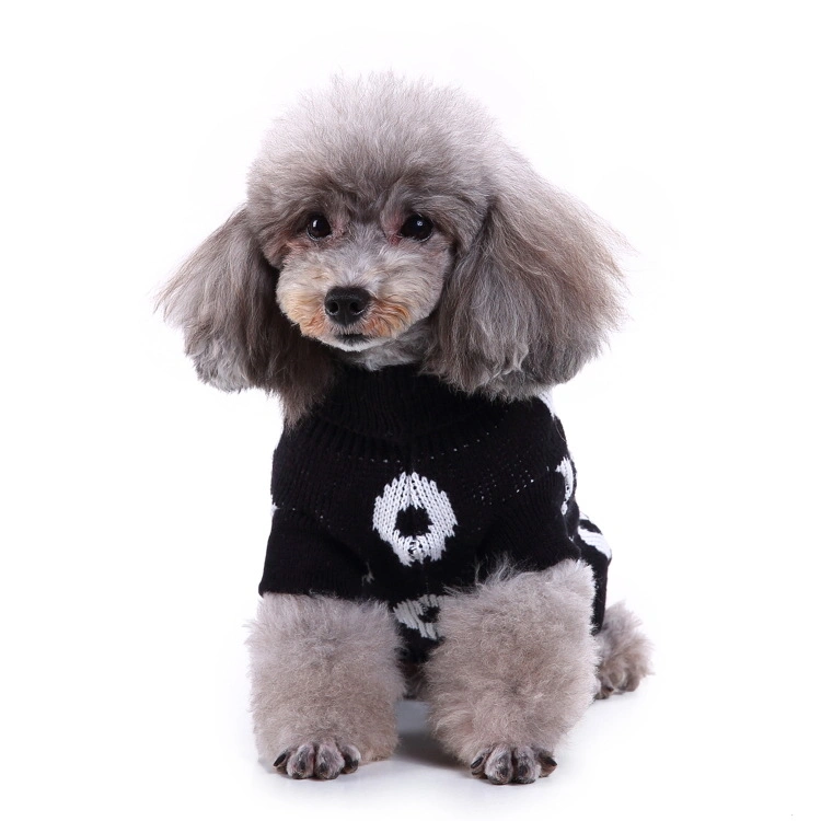 Pet Sweaters Skeleton Sweater Skull Black White Sweater Halloween