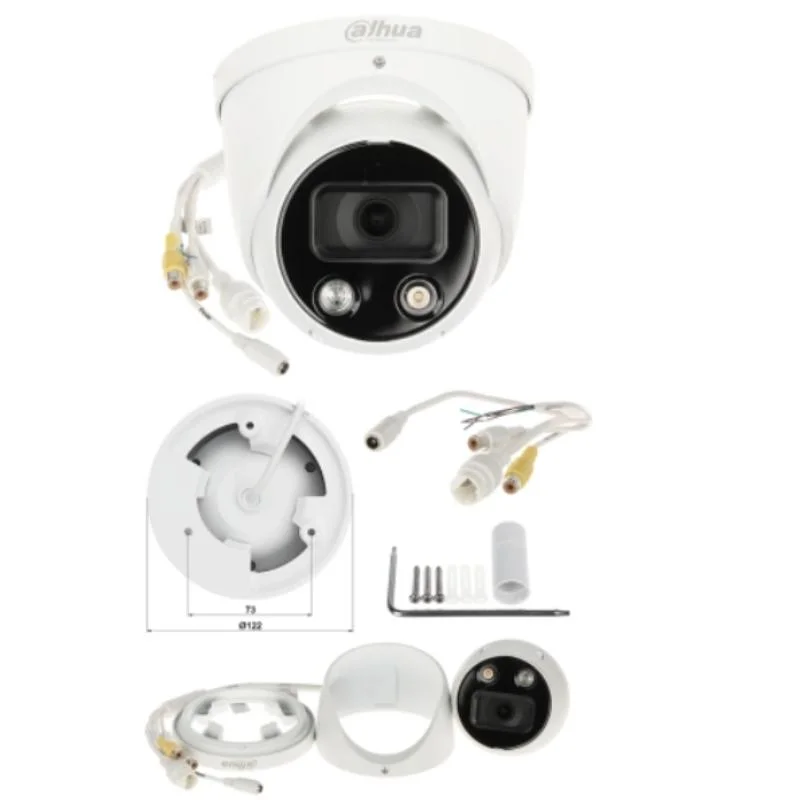 Dahua OEM Full-Color 5MP Tioc Advanced2.0 SMD 4.0 Network Surveillance Camera Ipc-Hdw3549h-as-PV-S4