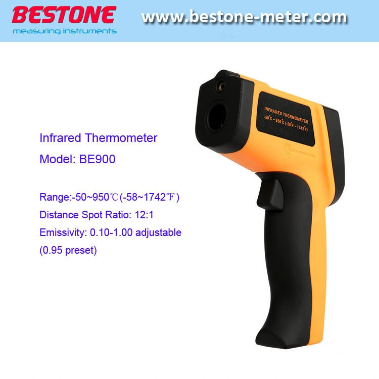 Digital Non-Contact High Temperature Infrared Thermometer (BE900)