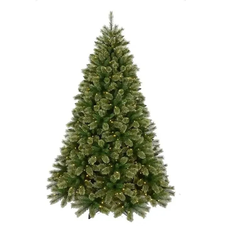 U. S. Venta caliente densa 6/7/8/9/10ft verde Árbol de Navidad personalizadas para la decoración de Fiestas del Festival del árbol de Navidad LED Artificial