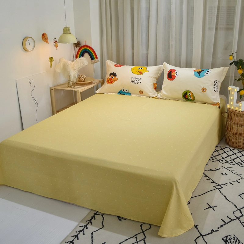 Home Textile 100% Cotton 4 Pieces Comfortable and Breathable Bedding Set