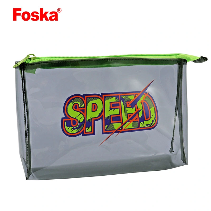 Foska Easy and Simple PVC Student Pencil Bag