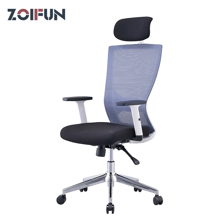 Malla completa con respaldo alto Silla ergonómica ajustable ergonómica Silla de oficina mobiliario de oficina