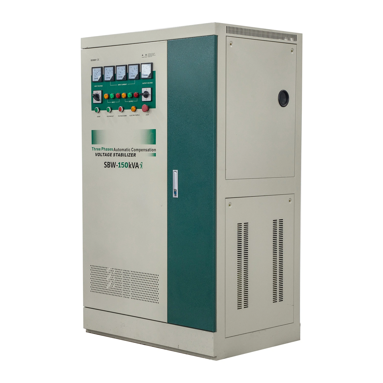 Trois Phase compenser entièrement automatique stabilisateur de tension de 100kVA SBW-100kVA AC le régulateur de tension