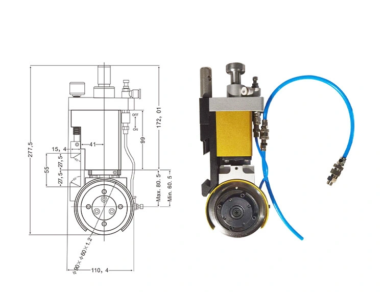 Nonwoven Fabric Slitting Pneumatic Tool Holder