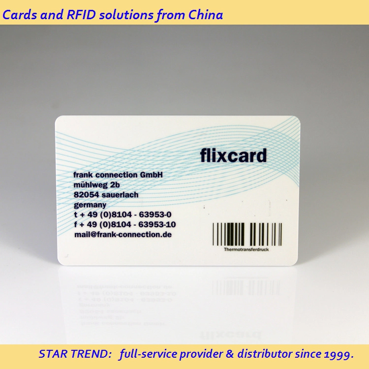 Discount! ! ! Preprinted Plastic PVC Business Card/Loyalty Card/Name Card with Barcode