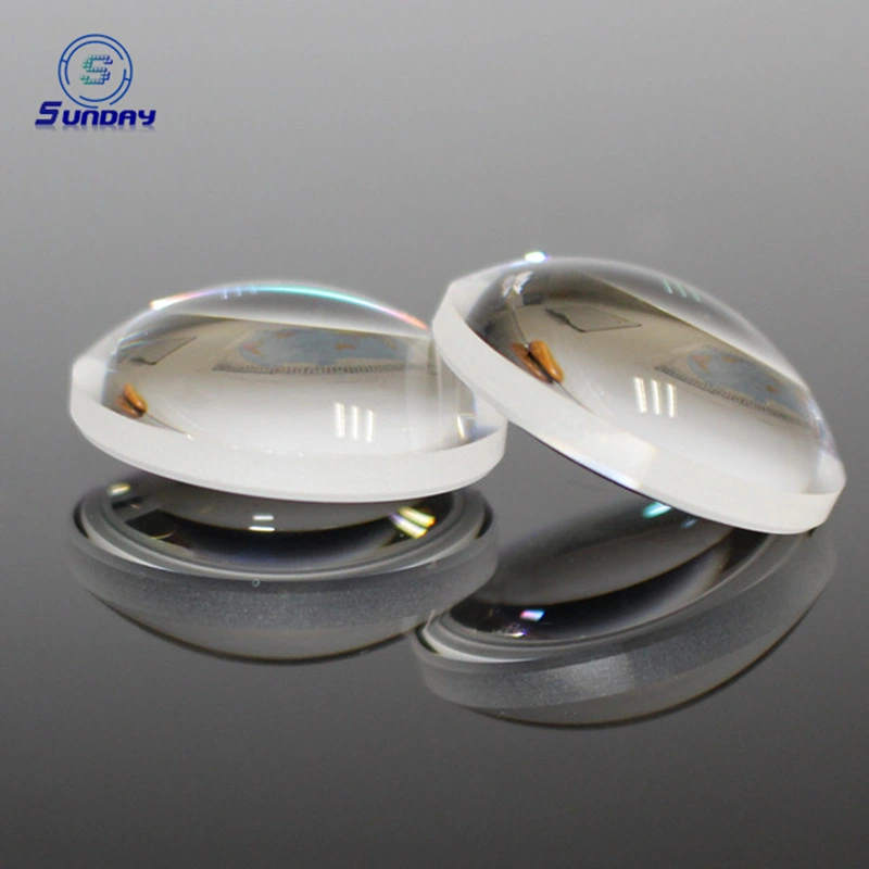 Optical K9 Glass Dia. 18mm Bi Convex Magnifier Lens