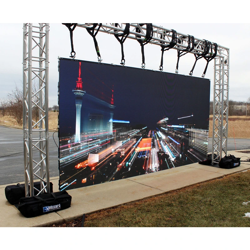 Best Refresh Rate Stage LED Wall Portable HD Matrix Display Full Color P2.5 Indoor Outdoor Stage LED Screen Display for Advertising