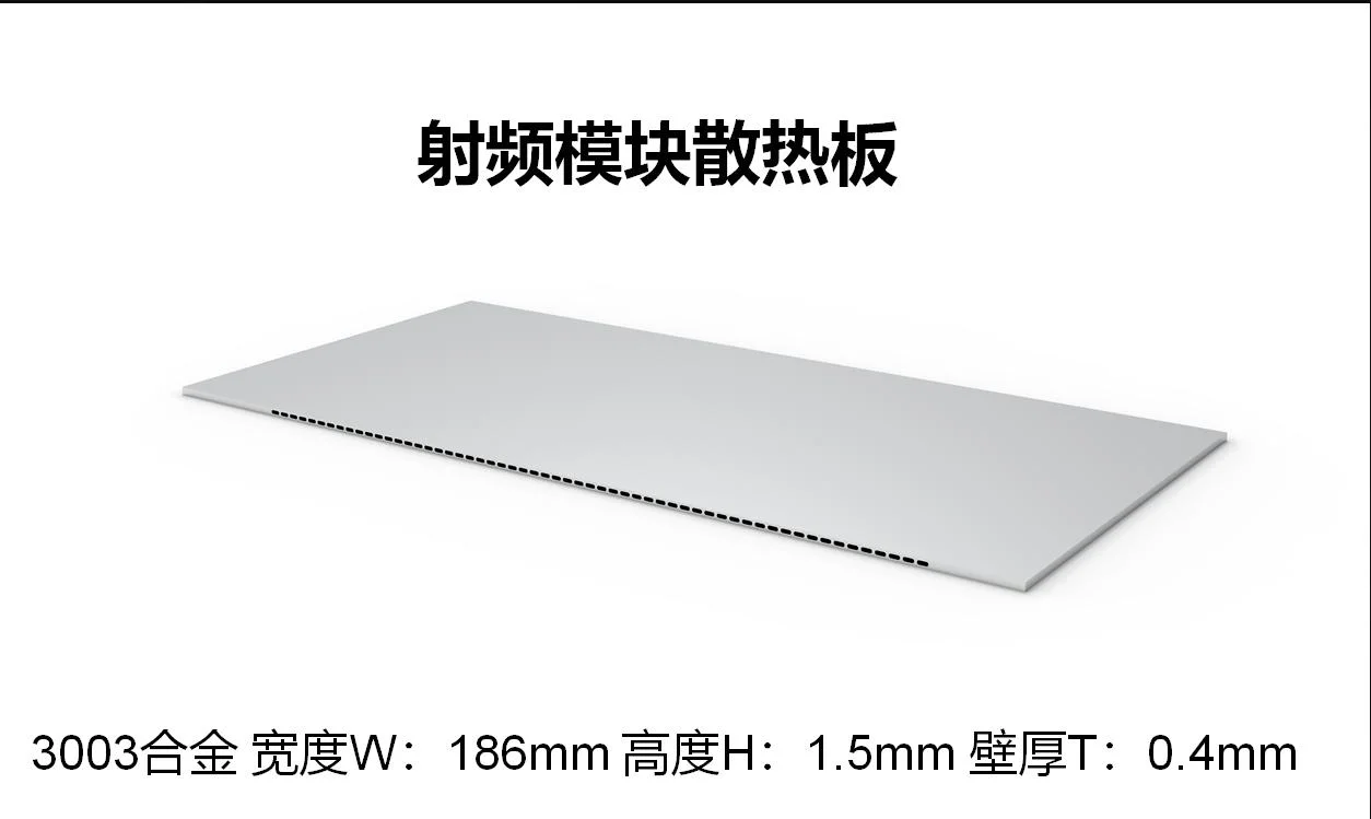 Aluminium Extrusion Extra-Wide Core Heat Exchanger Plate Sheet