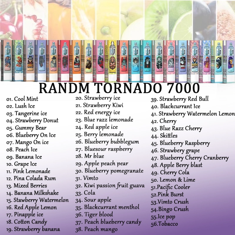 Оригинальные резиновые шайбы Randm Tornado 7000 vape Disposable/Chargeable Vapes