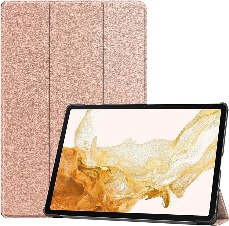 High quality/High cost performance  Tri-Fold Stand Smart Tablet Leather Case for Samsung Galaxy Tab S9 Fe Plus 12.4 Inch 2023 Sm-X610 Sm-X616