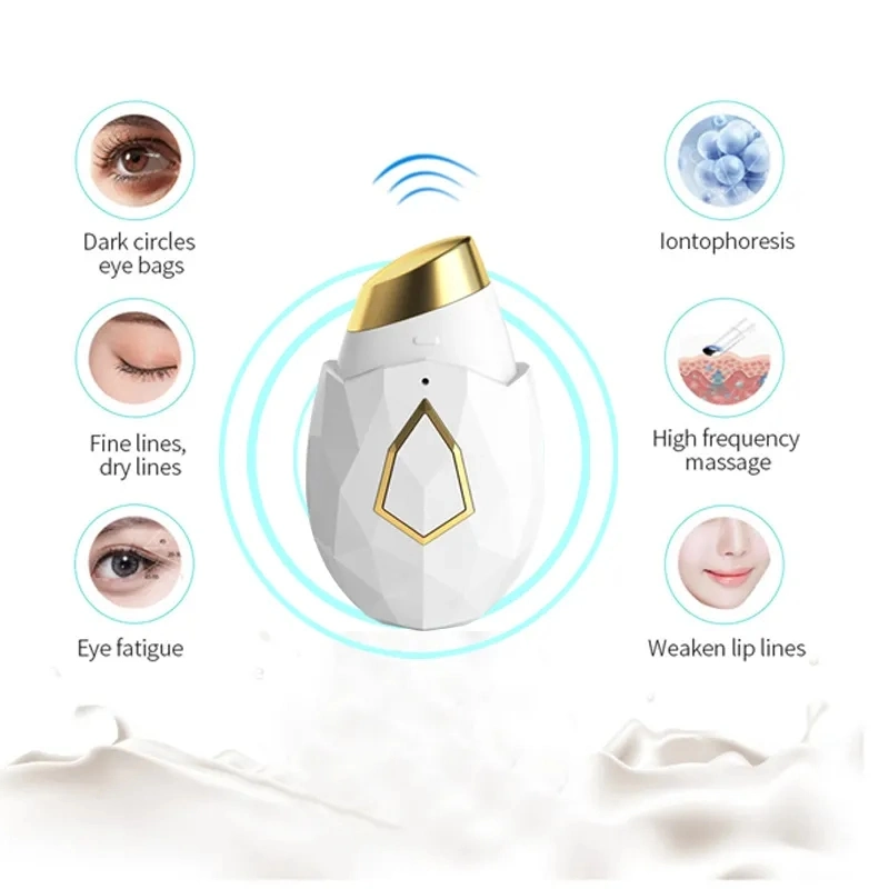 Home Use Dark Circle Removal Skincare Tool Serum High Frequency Face Lifting Anti Aging Wrinkle Warm Eye Massager Pen