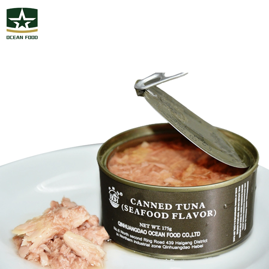 Nutritious Instant Survival 175g Seafood Food Flavor Canned Tuna