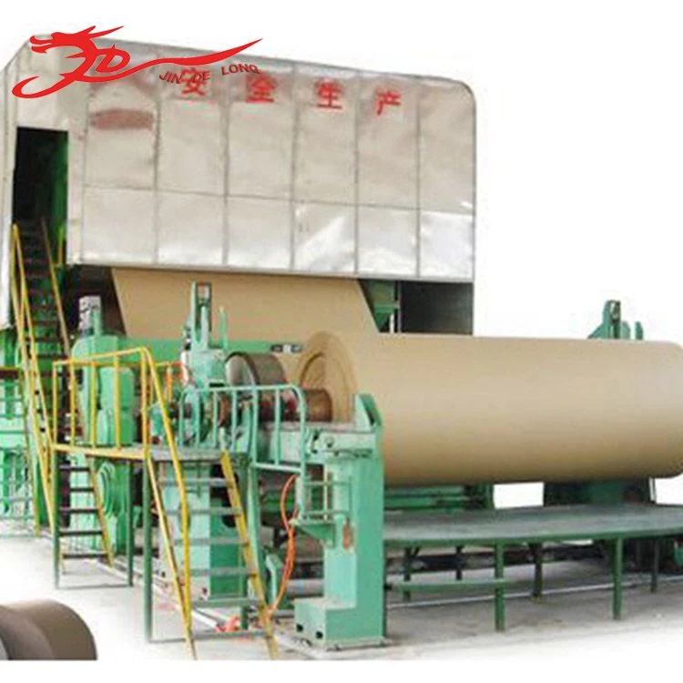 Low Price High Yield Kraft Paper Brown Liner Paper Making Machine Equipment