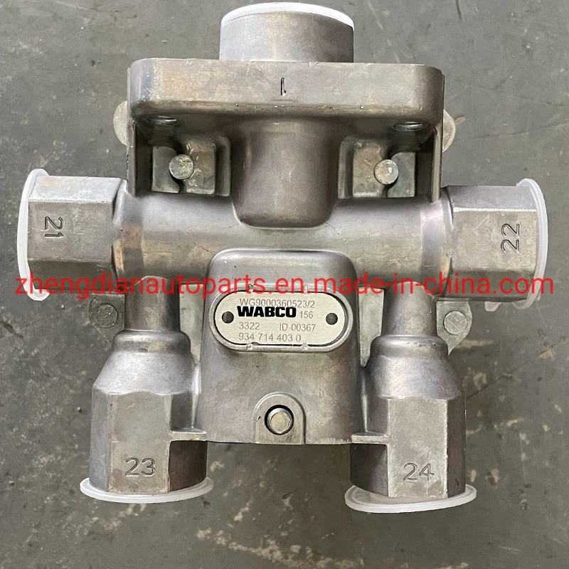 Wg9000360523 934 714 403 0 Four Circuit Protection Valve for Heavy Truck Sinotruk Beibentruck Camc JAC FAW Beifangebnchi North-Benz Shacman Hongyan