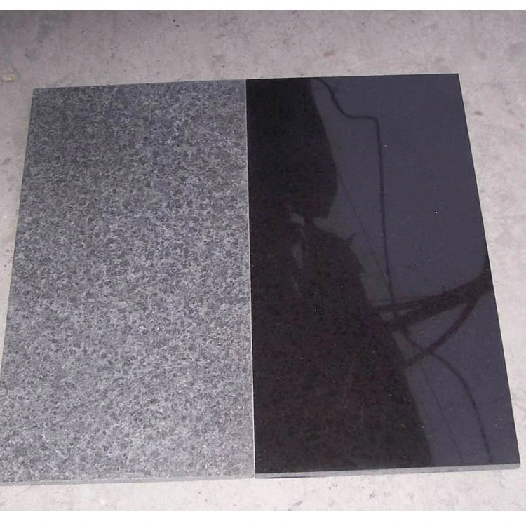 Poliert/Hon/Flamed und gebürstet/Leder Finish G684 Schwarz Granit für Außen-und Innenpflaster Stein
