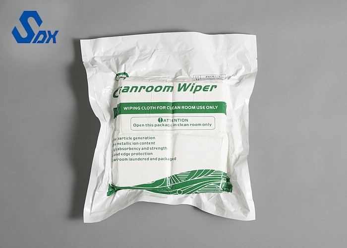 100% Polyester Lint Free Industrial Cloth Clean Room Wiper Cleanroom Wipes