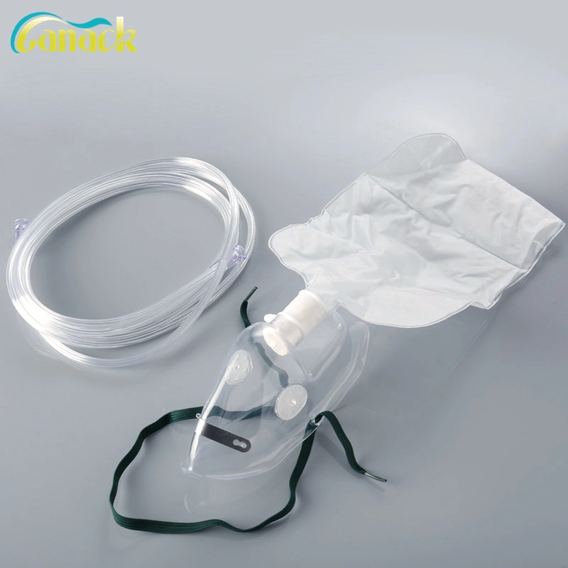 Single Use Medical Oxygen Mask with Reservoir Bag