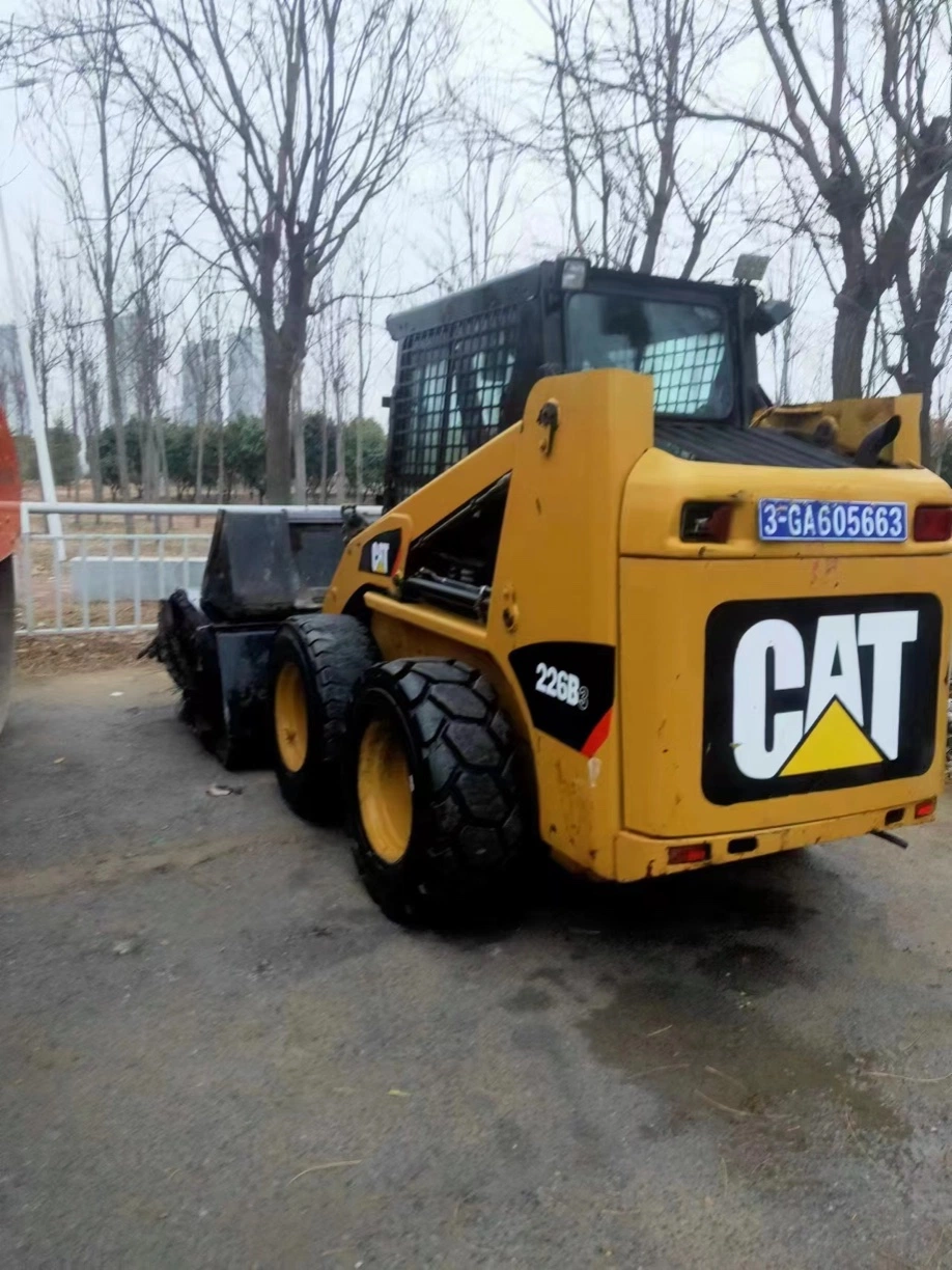 Utilisé caterpillar 226b Mini chargeur chargeur Skid Steer