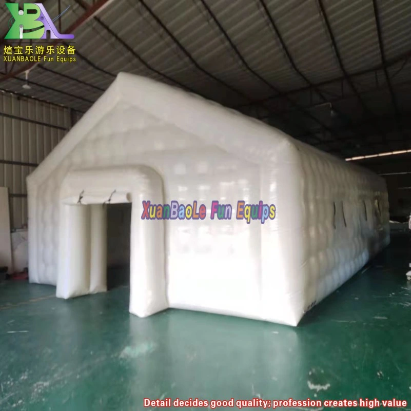 Outdoor White Large Inflatable Wedding Party Tent with Lights N Movable Doors From Xbl Inflatables Factory