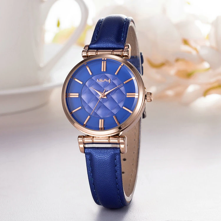 Waterproof Watch ODM Leather Strap Quarts Fashion Watch (Wy-112E)